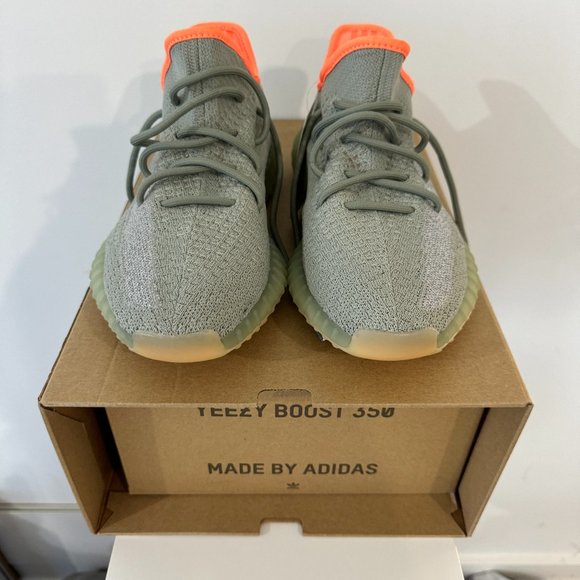 New Authentic adidas Yeezy Boost 350 V2 Desert Sage Size 10 FX9035 main image 2